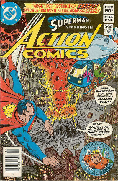 Action Comics #529 Newsstand Edition