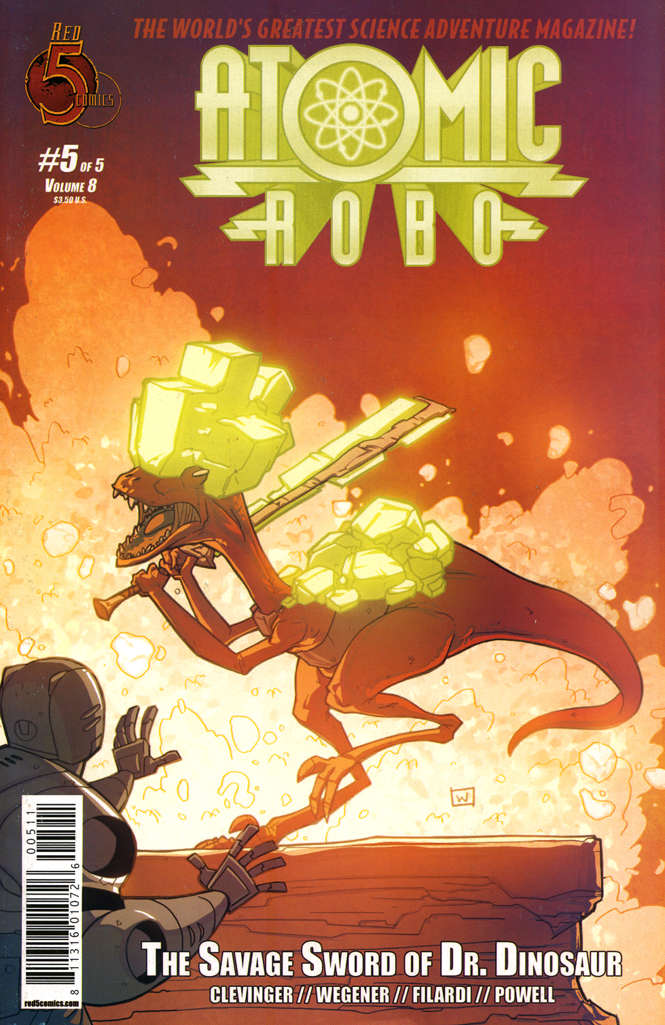 Atomic Robo and the Savage Sword of Dr. Dinosaur #5
