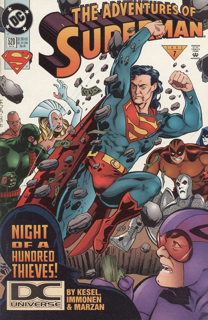 Adventures of Superman #520  - 2nd printing