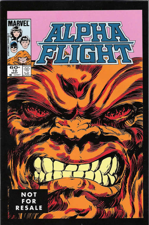 Alpha Flight (1st Series) #10  - 2nd printing