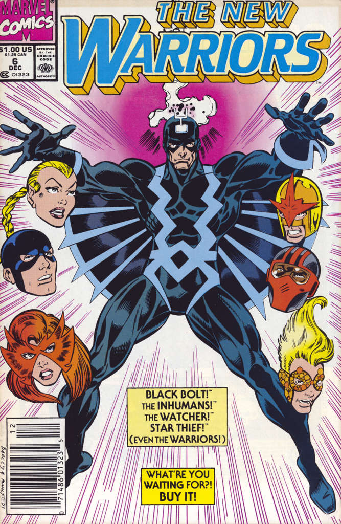 The New Warriors #6 Newsstand Edition