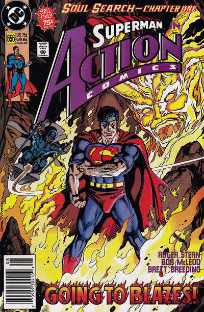 Action Comics #656 Newsstand Edition