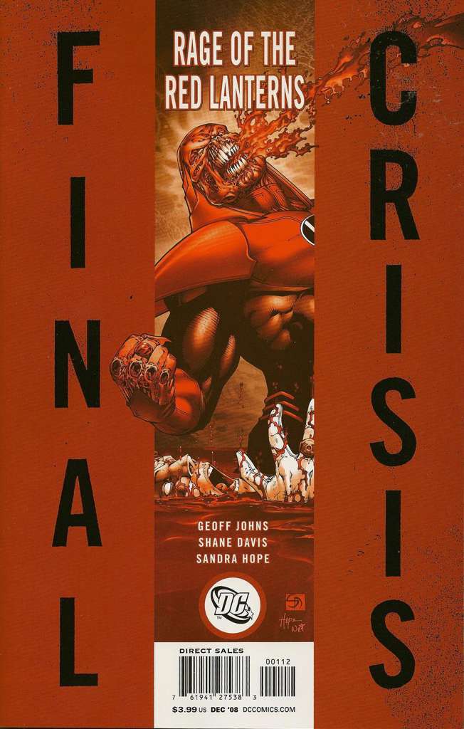 Final Crisis: Rage of the Red Lanterns #1  - 2nd printing