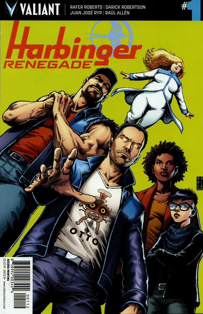 Harbinger Renegade #1  - 2nd printing