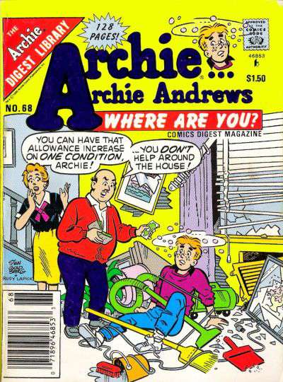 Archie…Archie Andrews, Where Are You? Digest Magazine #68 Newsstand Edition