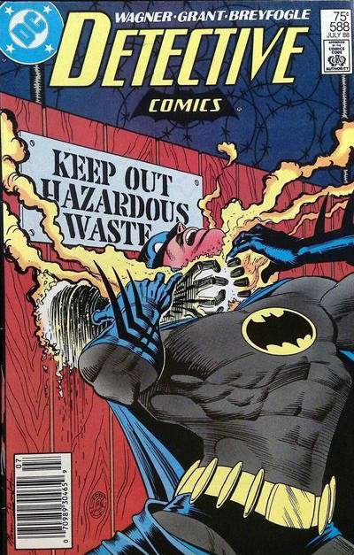 Detective Comics #588 Newsstand Edition