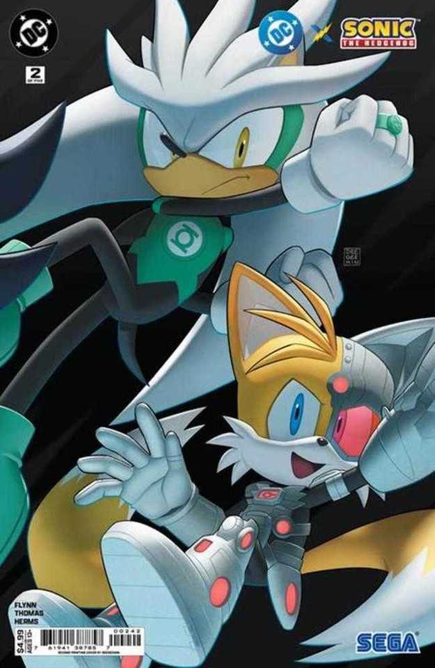 DC X Sonic the Hedgehog #2 Variation A - 2nd printing