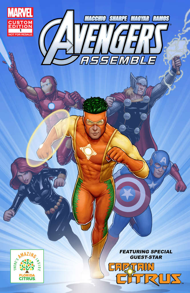Avengers Assemble Featuring Captain Citrus