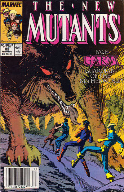 The New Mutants #82 Newsstand Edition