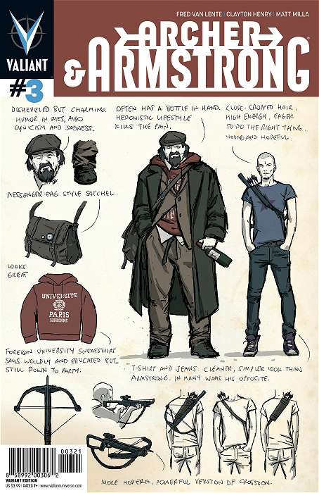 Archer and Armstrong (2nd Series) #3 Variation A