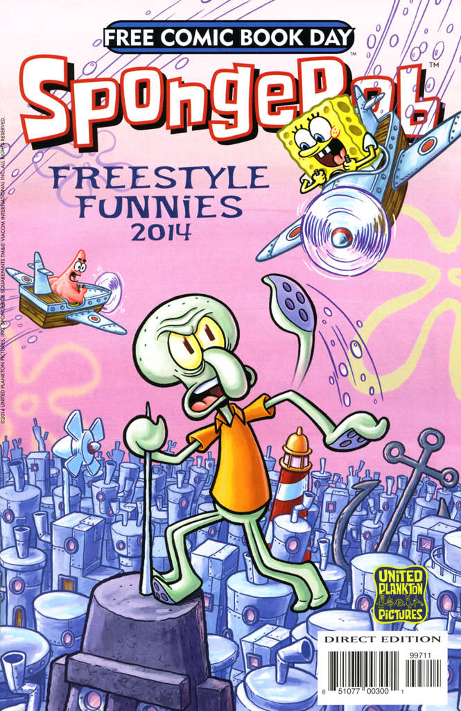 SpongeBob Freestyle Funnies Free Comic Book Day #2014