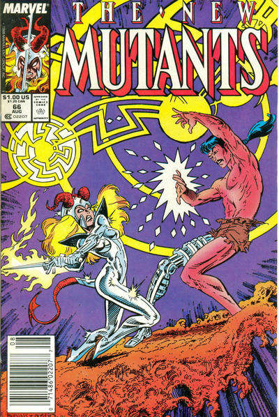 The New Mutants #66 Newsstand Edition