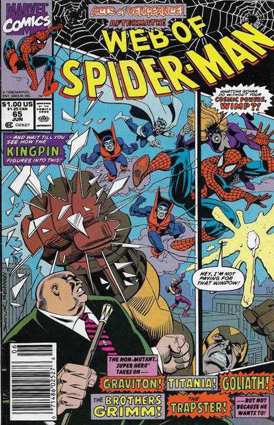 The Web of Spider-Man #65 Newsstand Edition