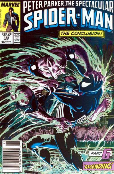 The Spectacular Spider-Man #132 Newsstand Edition