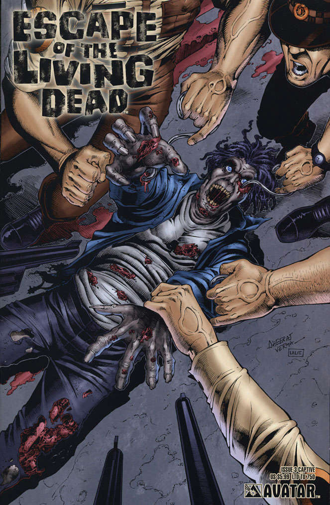 Escape of the Living Dead #3 Variation H