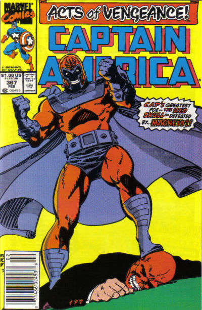 Captain America (1st Series) #367 Newsstand Edition