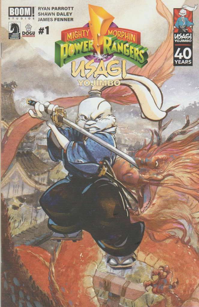 Mighty Morphin Power Rangers/Usagi Yojimbo #1 Variation C