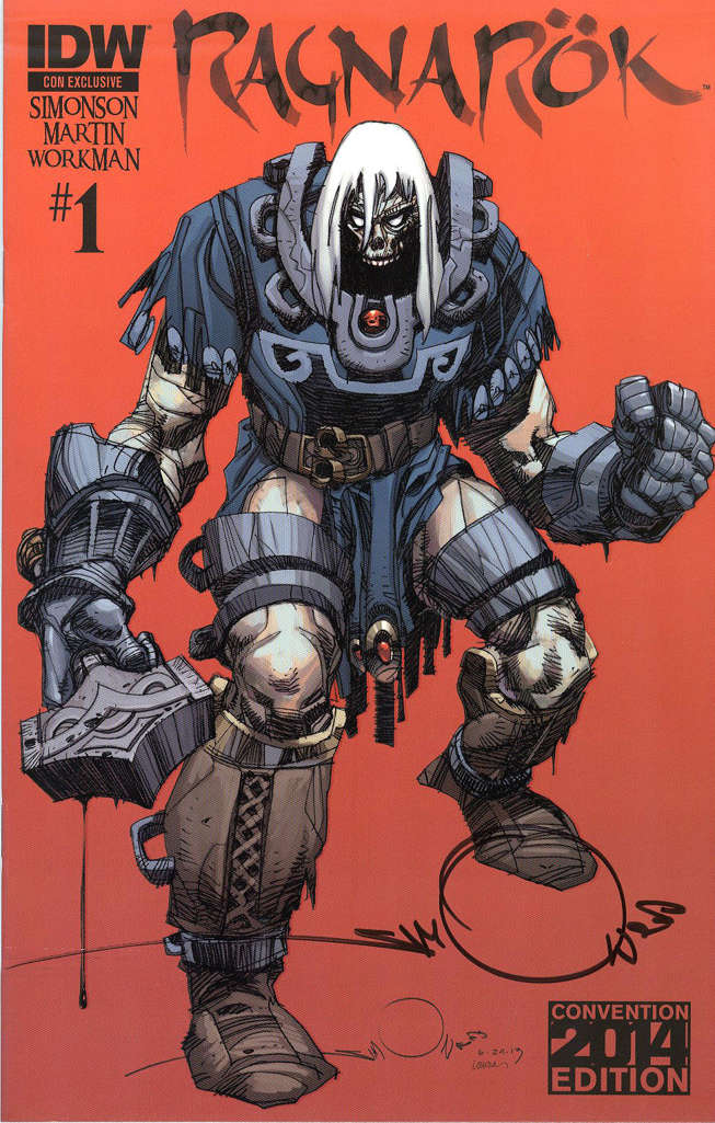 Ragnarok (IDW) #1 Variation B