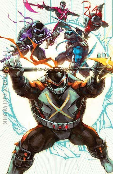 Mighty Morphin Power Rangers/Teenage Mutant Ninja Turtles II #5 Variation D