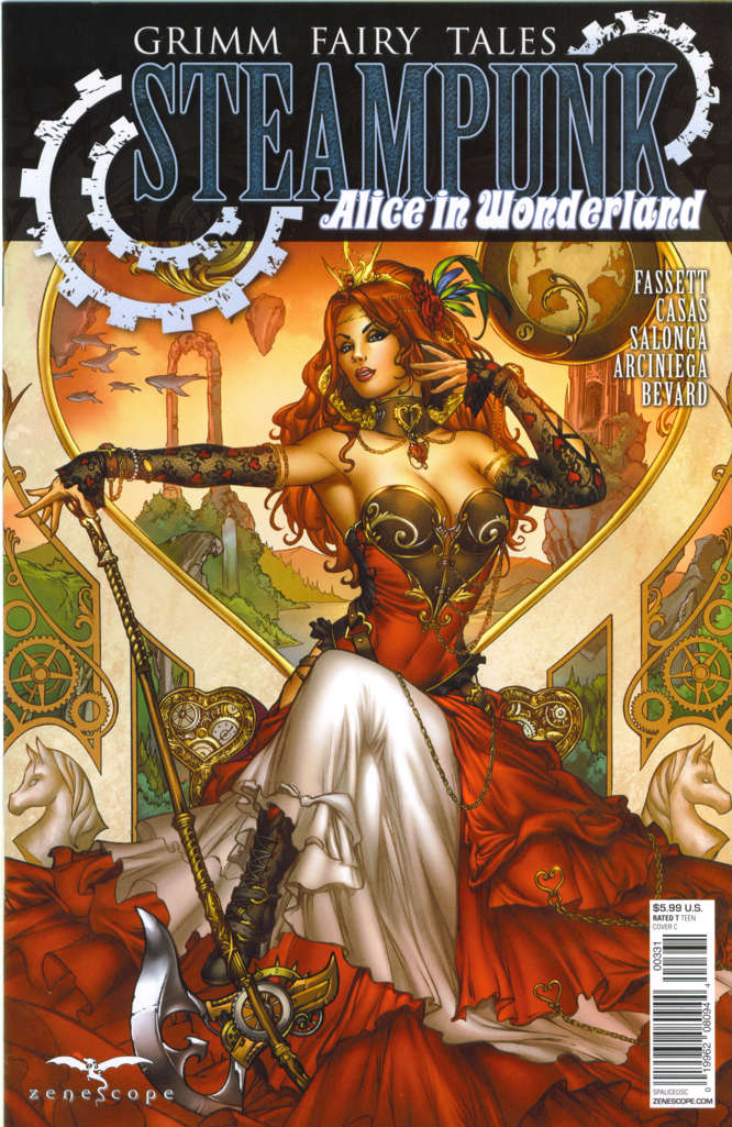 Grimm Fairy Tales Steampunk: Alice in Wonderland #1 Variation C