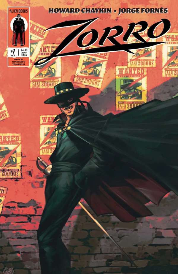 Zorro (IDW) #1 Variation B