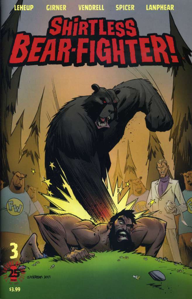Shirtless Bear-Fighter! #3 Variation A