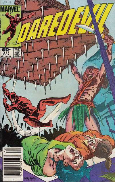 Daredevil #211 Newsstand Edition
