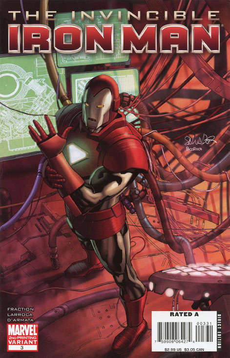 Invincible Iron Man #3  - 2nd printing