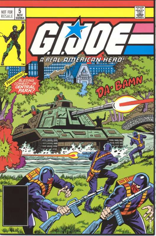 G.I. Joe, a Real American Hero #5  - 3rd printing