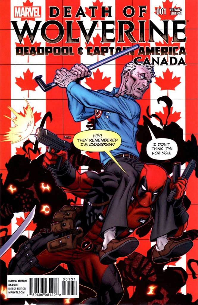 Death of Wolverine: Deadpool & Captain America #1 Variation B