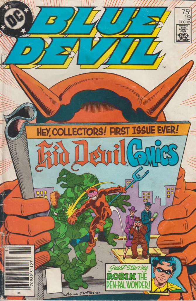 Blue Devil #19 Newsstand Edition