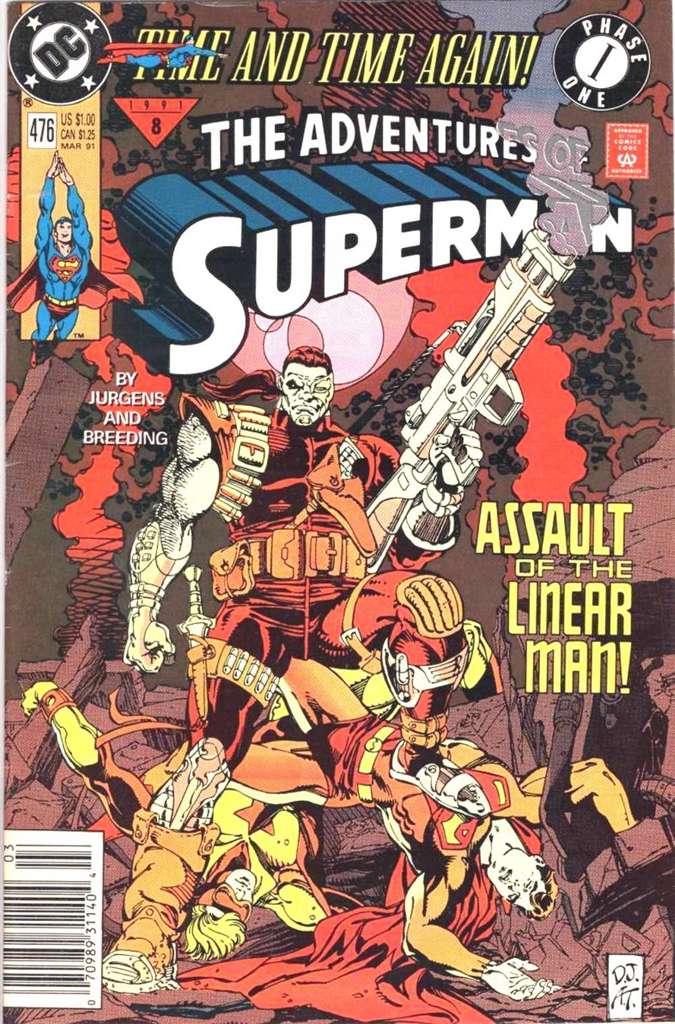 Adventures of Superman #476 Newsstand Edition