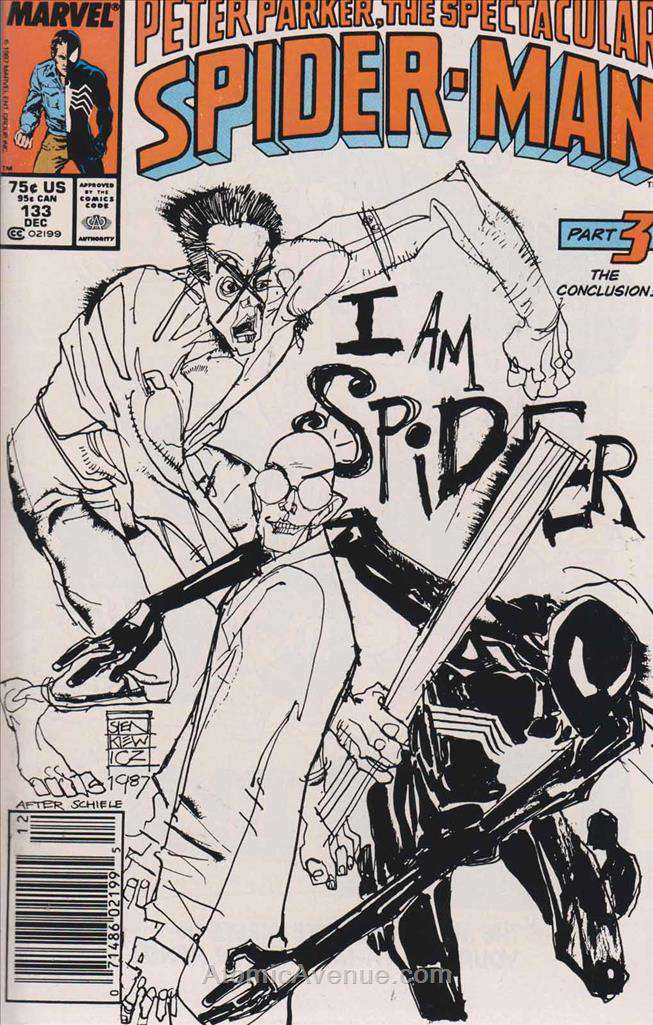 The Spectacular Spider-Man #133 Newsstand Edition