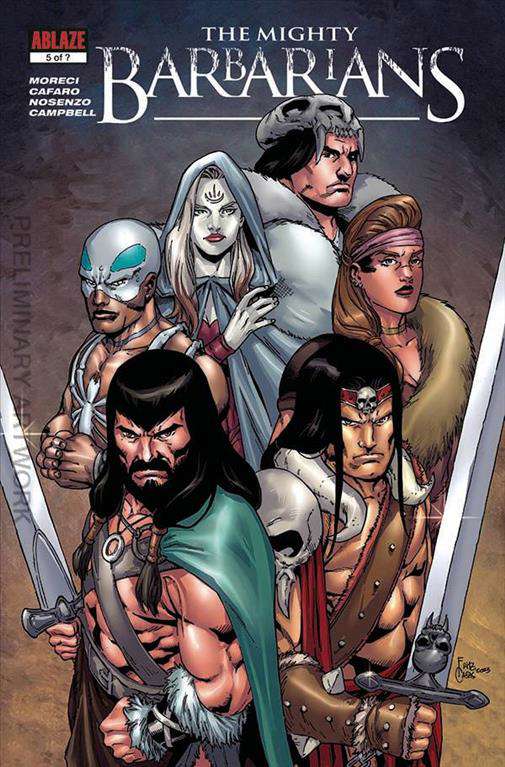 The Mighty Barbarians #5 Variation D