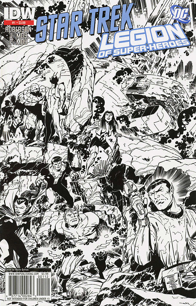 Star Trek/Legion of Super-Heroes #1  - 2nd printing