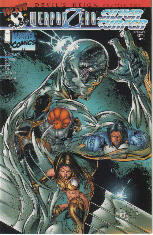 Weapon Zero/Silver Surfer #1 Variation A
