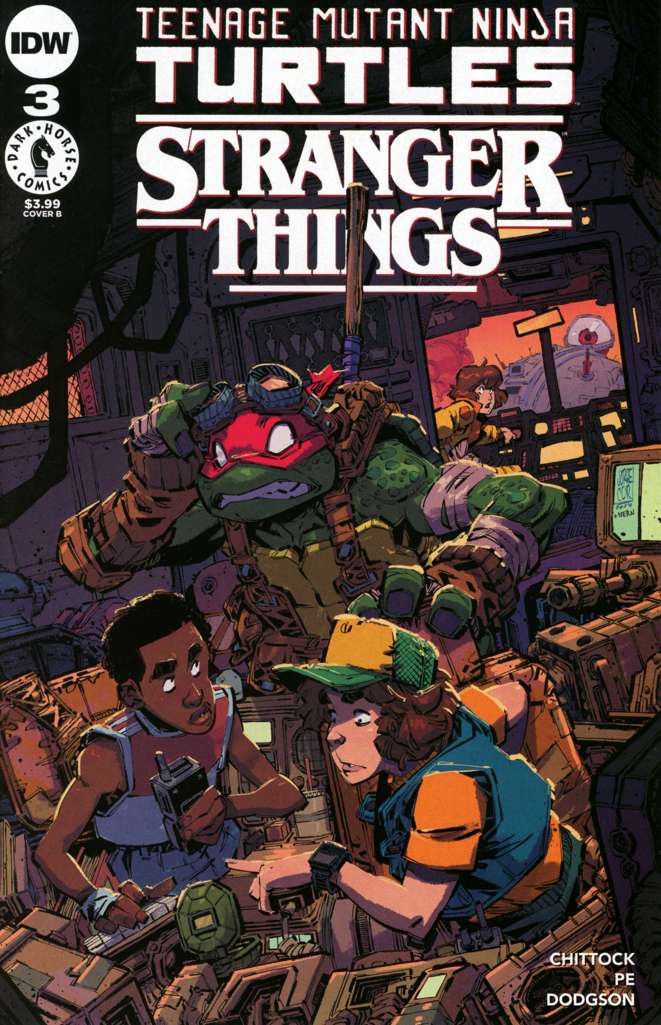 Teenage Mutant Ninja Turtles X Stranger Things #3 Variation B