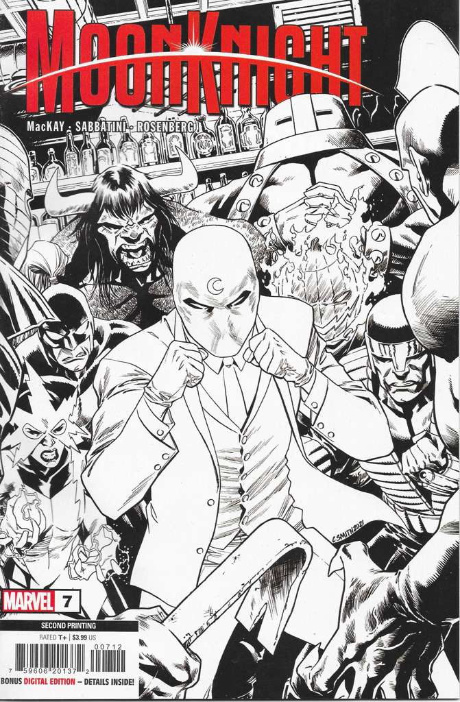Moon Knight (9th Series) #7  - 2nd printing