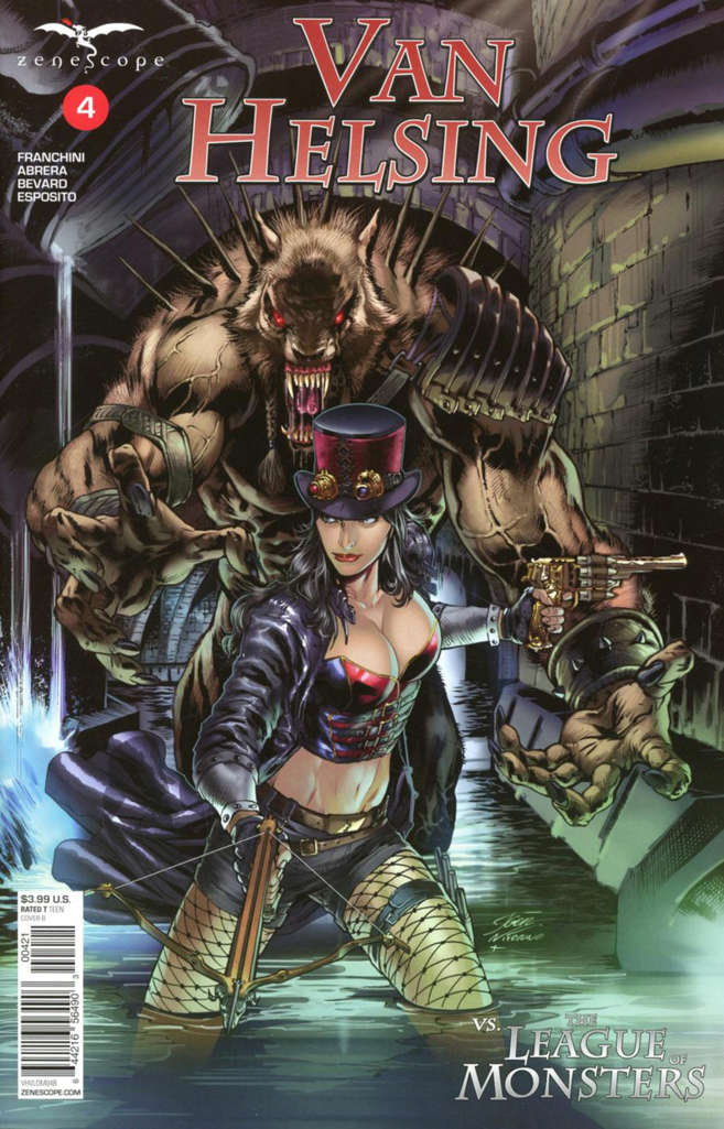 Van Helsing vs. the League of Monsters #4 Variation B
