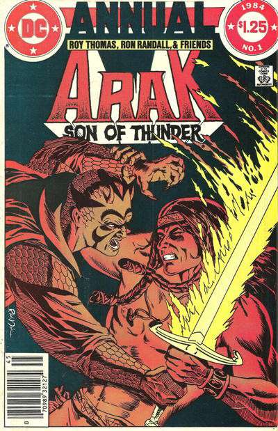 Arak Son of Thunder Annual #1 Newsstand Edition