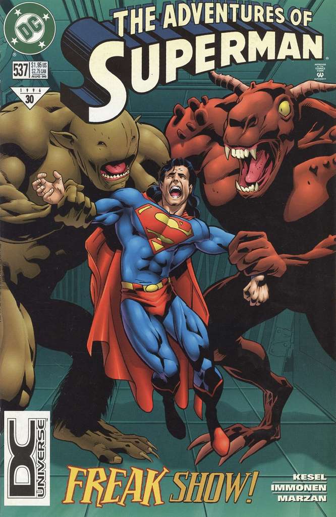Adventures of Superman #537  - 2nd printing