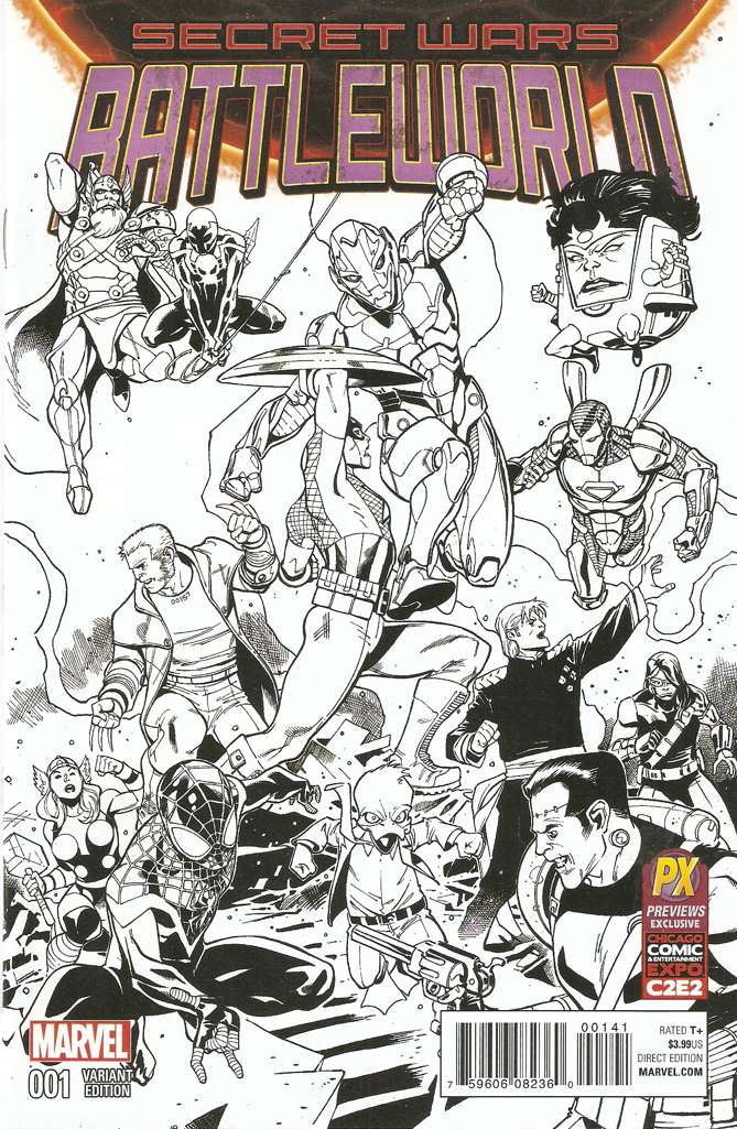 Secret Wars: Battleworld #1 Variation C