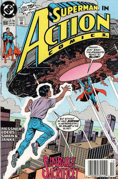 Action Comics #658 Newsstand Edition