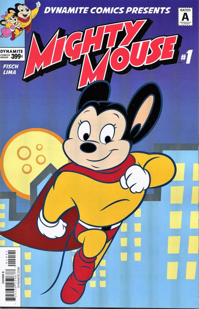 Mighty Mouse (Dynamite) #1 Variation D