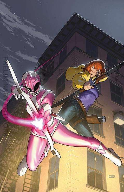 Mighty Morphin Power Rangers/Teenage Mutant Ninja Turtles II #5 Variation E