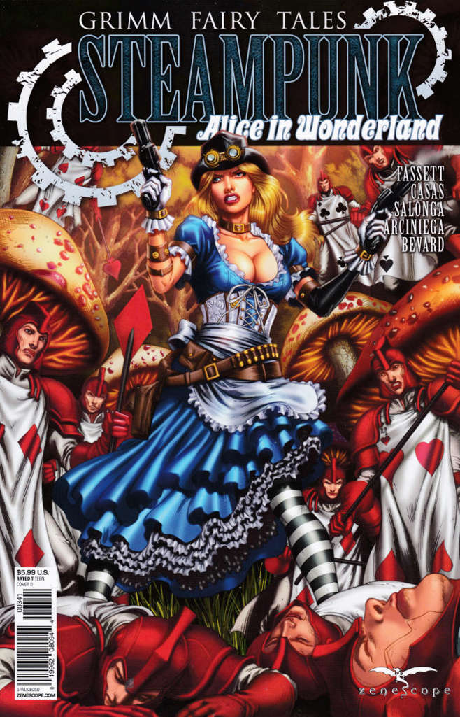Grimm Fairy Tales Steampunk: Alice in Wonderland #1 Variation D