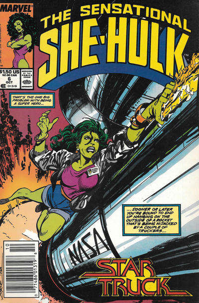 The Sensational She-Hulk #6 Newsstand Edition