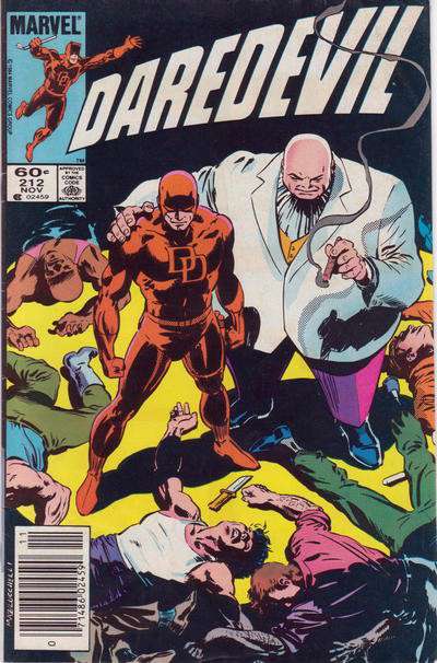 Daredevil #212 Newsstand Edition