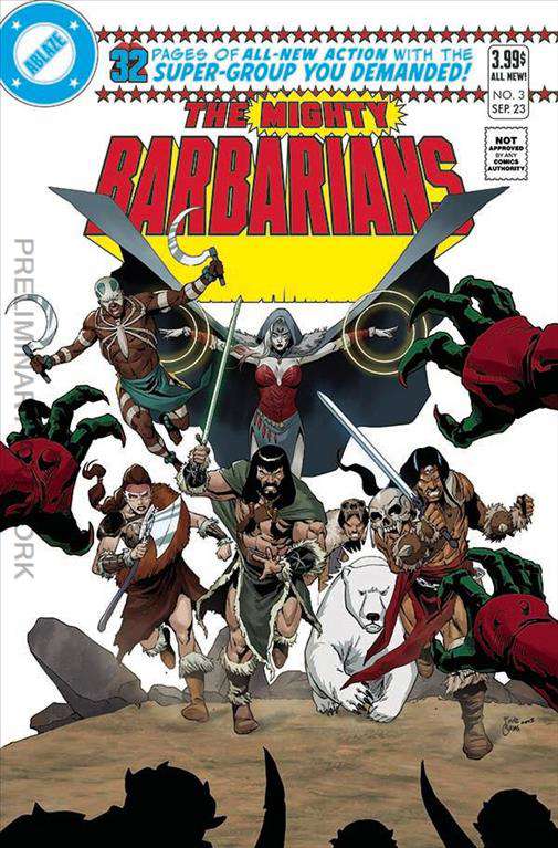 The Mighty Barbarians #6 Variation D