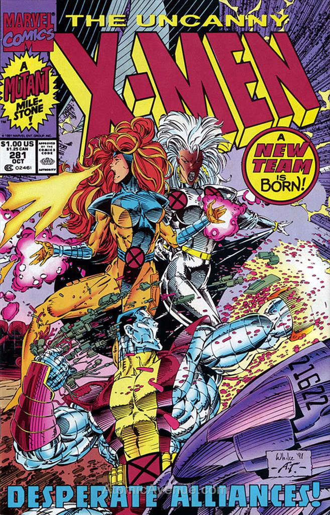 The Uncanny X-Men #281  - 2nd printing
